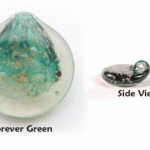 Glass Pendants: Forever Green