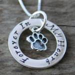Hand Stamped Sterling Silver: Eternity Circle